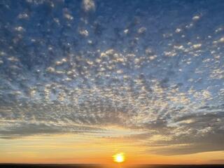 Couché de soleil Auvergne